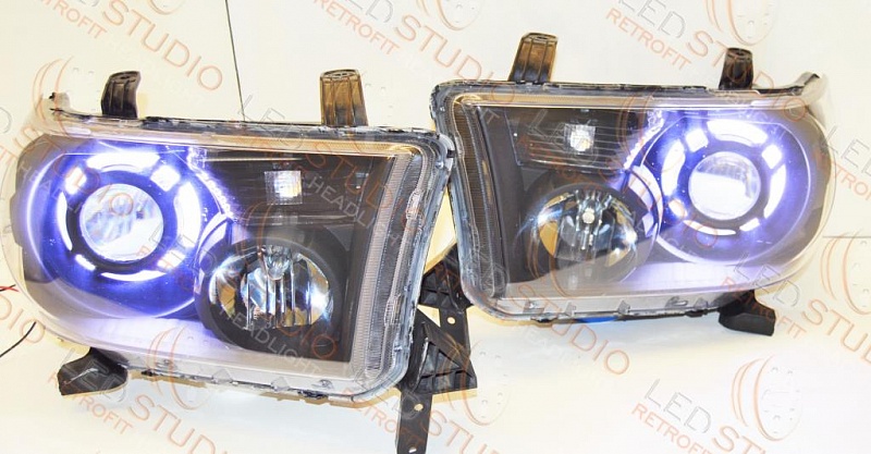 Светодиодные фары Toyota Sequoia Bi Led